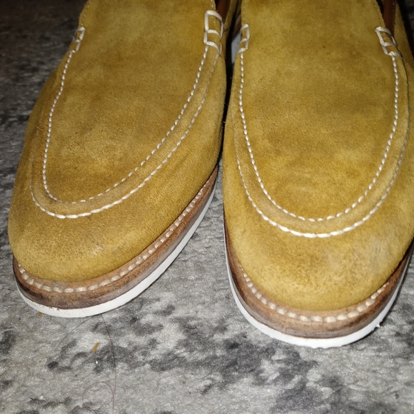 MEN SUEDE SLIP ONS BY GEORGE CLEVERLY 9.5 E - Picture 4 of 7